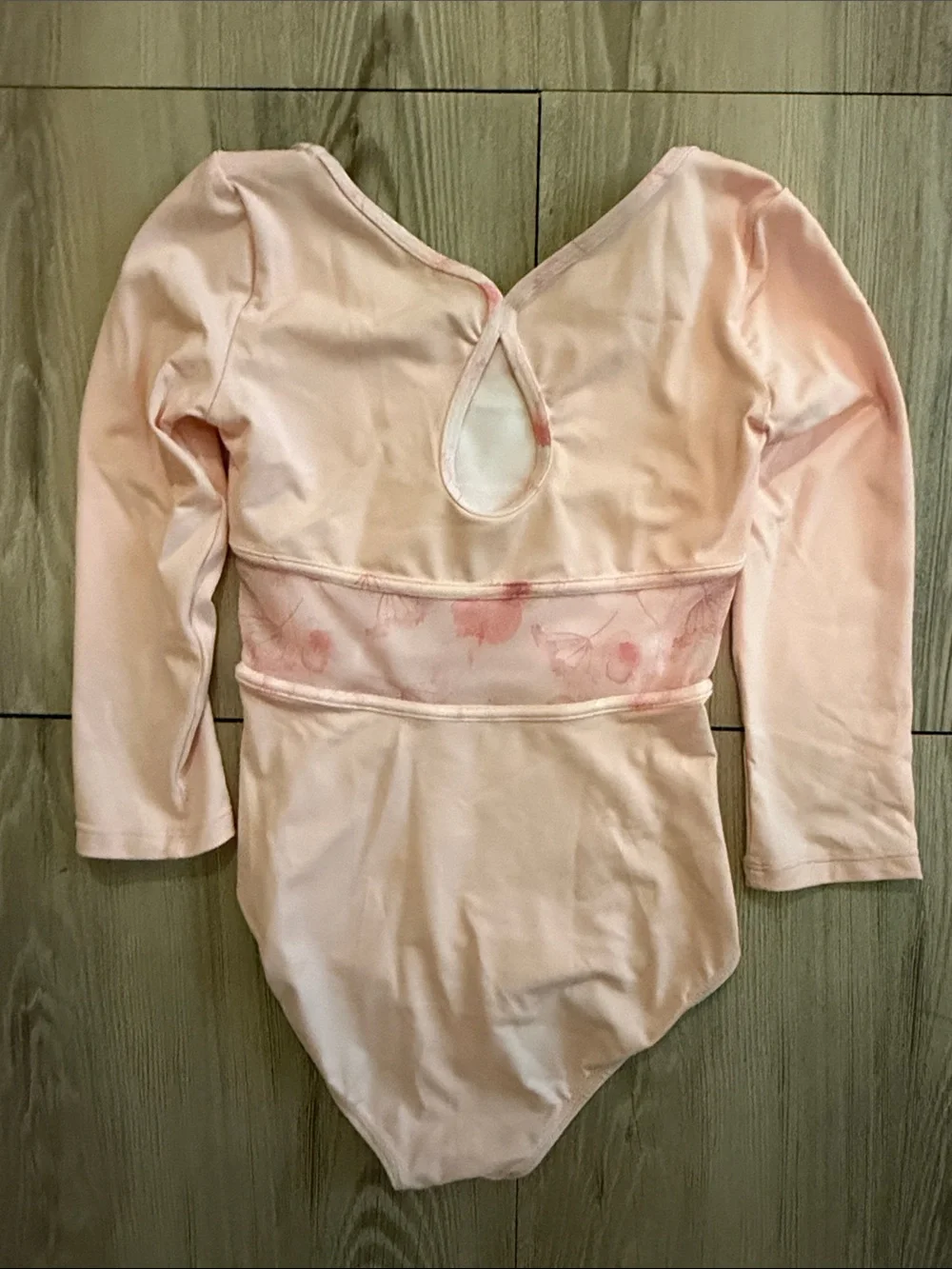 Bloch Girls' Pink Long-Sleeve Ballet Leotard